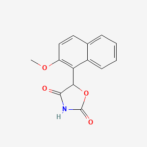 5-(2-Methoxy-1-naphthyl)oxazolidine-2,4-dione
