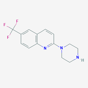 2-(Piperazin-1-yl)-6-(trifluoromethyl)quinoline