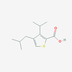 4-Isobutyl-3-isopropyl-thiophene-2-carboxylic acid