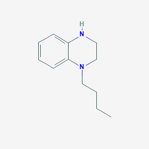 molecular formula C12H18N2 B008418 1-Butyl-1,2,3,4-tetrahydroquinoxaline CAS No. 105105-31-5