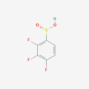 molecular formula C6H3F3O2S B8418003 2,3,4-Trifluoro-benzenesulfinic acid 