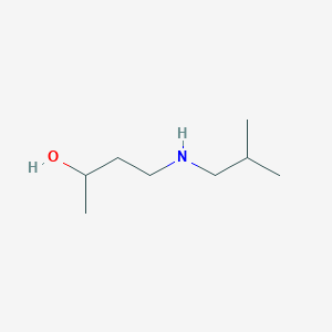 molecular formula C8H19NO B8418007 N-isobutyl-3-hydroxybutylamine 