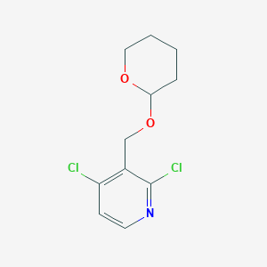 2.4-Dichloro-3-(tetrahydro-pyran-2-yloxymethyl)-pyridine