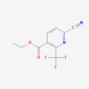 Ethyl 6-cyano-2-(trifluoromethyl)nicotinate
