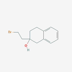 (RS)-2-(2-bromo-ethyl)-1,2,3,4-tetrahydro-naphthalen-2-ol