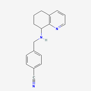 N-(5,6,7,8-tetrahydro-8-quinolinyl)-4-cyanobenzylamine