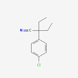 2-(4-Chlorophenyl)-2-ethylbutyronitrile