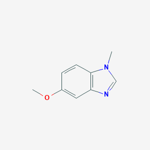 molecular formula C9H10N2O B084183 5-Methoxy-1-methyl-1H-benzo[d]imidazole CAS No. 10394-39-5