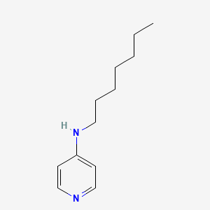 molecular formula C12H20N2 B8418302 4-(Heptylamino)pyridine 