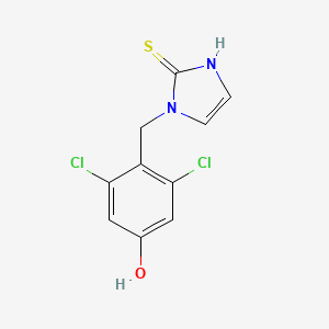 1-(2,6-Dichloro-4-hydroxybenzyl)-2-mercaptoimidazole