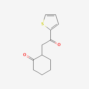 2-[2-(2-Thienyl)-2-oxoethyl]cyclohexanone