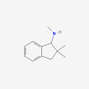 2,3-dihydro-N,2,2-trimethyl-1H-inden-1-amine