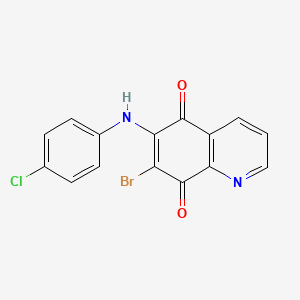 6-(4'-Chlorophenyl)amino-7-bromo-5,8-quinolinedione
