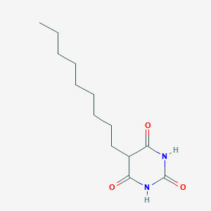 molecular formula C13H22N2O3 B084188 Barbituric acid, 5-nonyl- CAS No. 14077-86-2