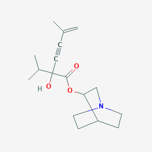 1-azabicyclo[2.2.2]octan-3-yl 2-hydroxy-5-methyl-2-propan-2-ylhex-5-en-3-ynoate