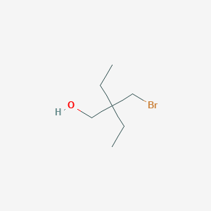 molecular formula C7H15BrO B8419120 3-Bromo-2,2-diethyl-1-propanol 