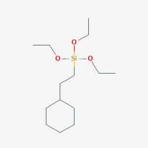 molecular formula C14H30O3Si B8419127 (2-Cyclohexylethyl)triethoxysilane 