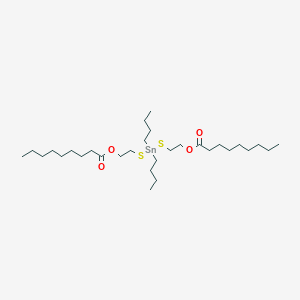 molecular formula C30H60O4S2Sn B084192 Dibutyltinbis(2-mercaptoethyl nonanoate) CAS No. 13467-96-4