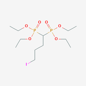 molecular formula C12H27IO6P2 B8419263 Tetraethyl 4-iodobutylene-1,1-bisphosphonate 