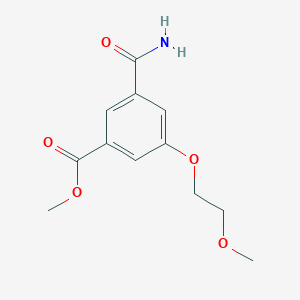 Methyl 3-carbamoyl-5-(2-methoxyethoxy)benzoate