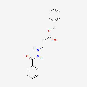 Benzyl 3-(N'-benzoylhydrazino)propanoate