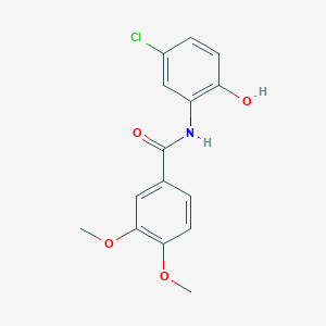 n-(3,4-Dimethoxybenzoyl)-2-hydroxy-5-chloroaniline