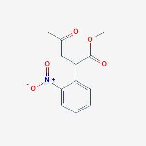 2-(2-Nitro-phenyl)4-oxo-pentanoic acid methyl ester