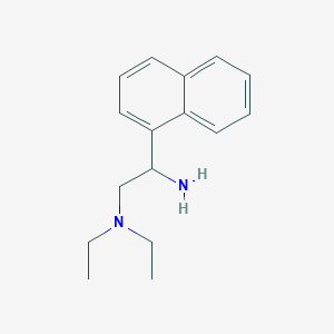 N',N'-diethyl-1-naphthalen-1-ylethane-1,2-diamine