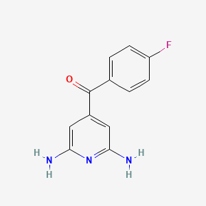 (2,6-Diamino-pyridin-4-yl)-(4-fluoro-phenyl)-methanone
