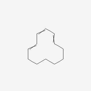 molecular formula C12H18 B8419716 Cyclododeca-1,3,5-triene 