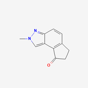 molecular formula C11H10N2O B8419743 2-methyl-6,7-dihydrocyclopenta[e]indazol-8(2H)-one 