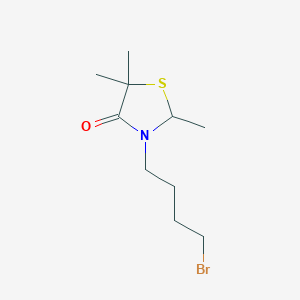 3-(4-Bromobutyl)-2,5,5-trimethyl-4-thiazolidinone