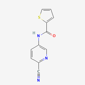 N-(6-cyanopyridin-3-yl)thiophene-2-carboxamide