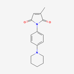 (4-(3-Methyl-2,5-dioxo-3-pyrrolinyl)phenyl)piperidine