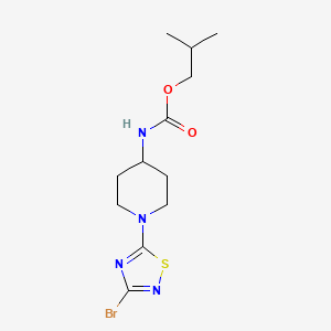 Isobutyl 1-(3-bromo-1,2,4-thiadiazol-5-yl)piperidin-4-ylcarbamate