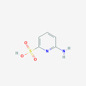 molecular formula C5H6N2O3S B008420 6-aminopyridine-2-sulfonic Acid CAS No. 109682-22-6