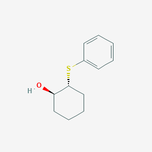 molecular formula C12H16OS B8420007 trans-2-(Phenylthio)cyclohexanol 