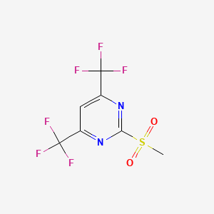 2-Methylsulfonyl-4,6-bis(trifluoromethyl)pyrimidine