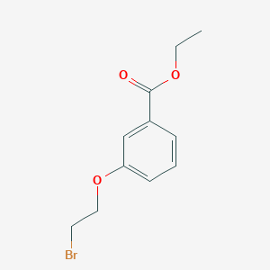 molecular formula C11H13BrO3 B8420249 Ethyl 3-(2-bromoethoxy)benzoate CAS No. 192182-58-4