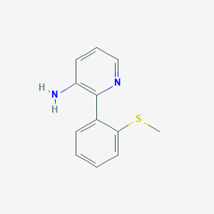 2-(2-(Methylthio)phenyl)pyridin-3-amine