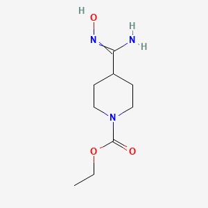 Ethyl 4-[amino(hydroxyimino)methyl]-1-piperidinecarboxylate