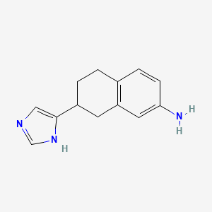 7-(1h-Imidazol-4-yl)-5,6,7,8-tetrahydronaphthalen-2-ylamine