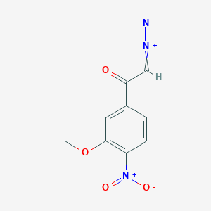 2-Diazo-1-(3-methoxy-4-nitro-phenyl)-ethanone