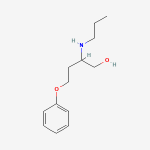 molecular formula C13H21NO2 B8420325 2-(Propylamino)-4-phenoxy-1-butanol 