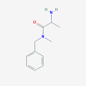 molecular formula C11H16N2O B8420404 2-amino-N-benzyl-N-methylpropanamide 