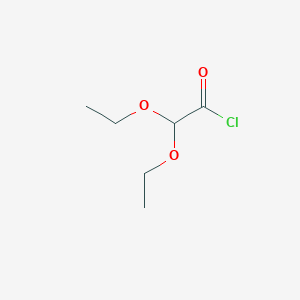 molecular formula C6H11ClO3 B8420411 Diethoxyacetyl chloride CAS No. 68057-09-0