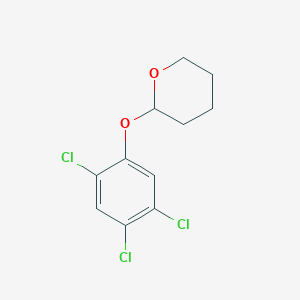 molecular formula C11H11Cl3O2 B8420418 2-(2,4,5-Trichlorophenoxy) tetrahydropyran 