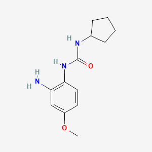 1-(2-Amino-4-methoxyphenyl)-3-cyclopentylurea