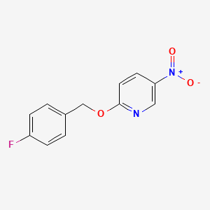 2-(4-Fluoro-benzyloxy)-5-nitro-pyridine