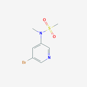 molecular formula C7H9BrN2O2S B8420512 N-(5-bromopyridin-3-yl)-N-methylmethanesulfonamide 